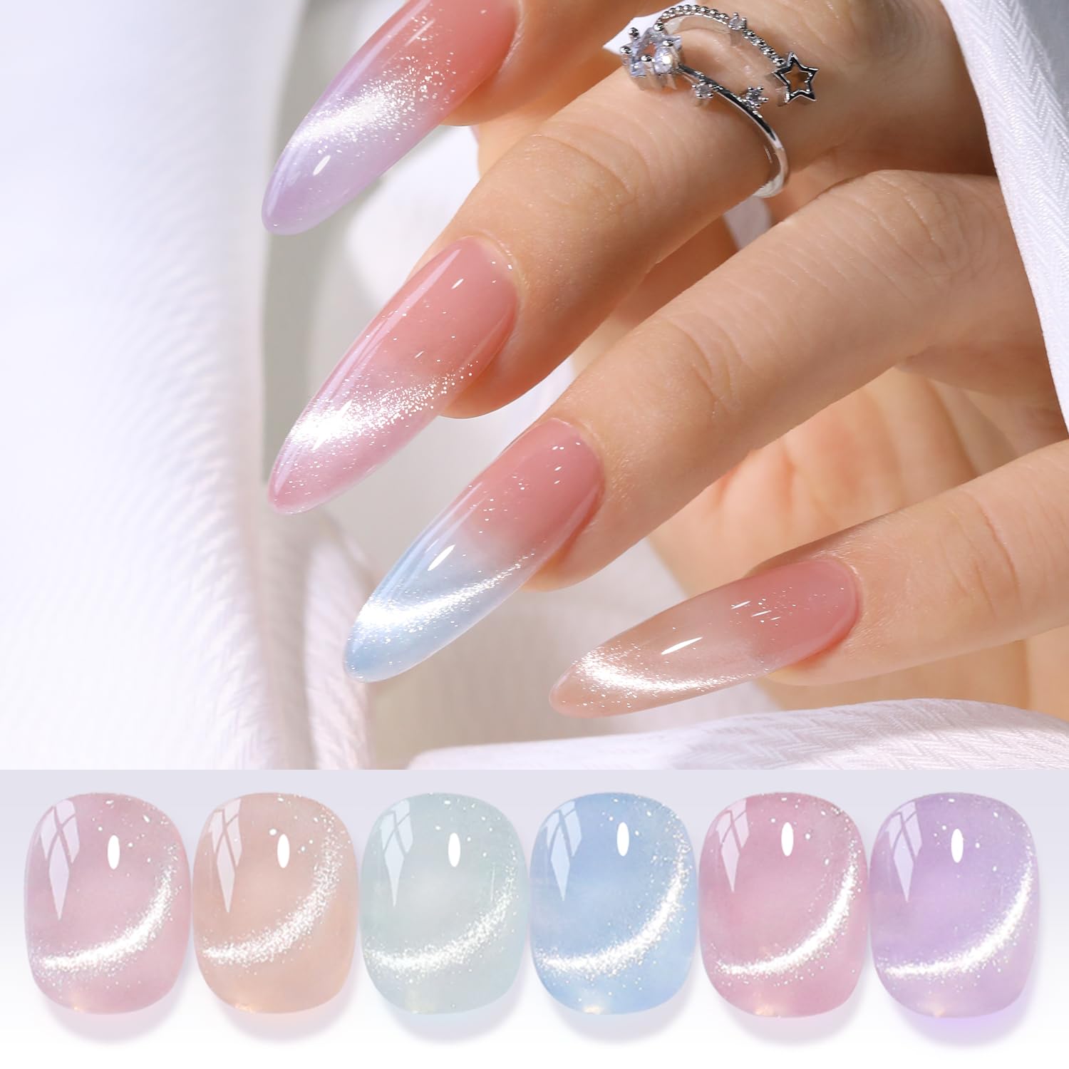 6 PCS GEL POLISH SET