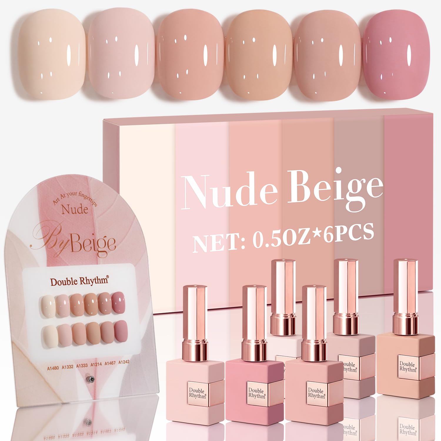 6 PCS SAME COLOR GEL SAME COLOR BOTTLE